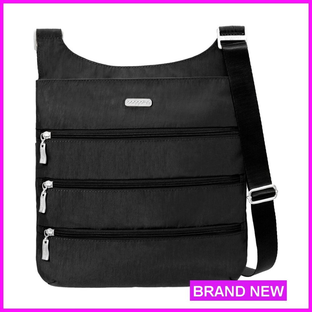 Lightweight Travel Crossbody Bag with Removable Wristlet, Adjustable Strap